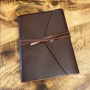 Genuine Leather Wrap Journal with Tie 6” x 8.5”